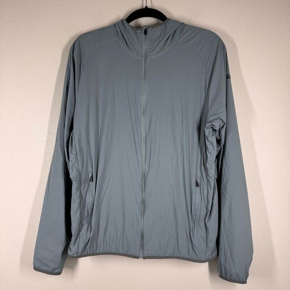 Icebreaker Coriolis Hooded Jacket Merino Wool Mesh Lined Insulated Nylon Medium